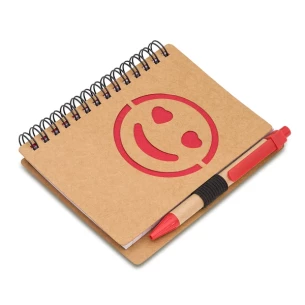 Enostavni zvezek Smile - Rdeča
