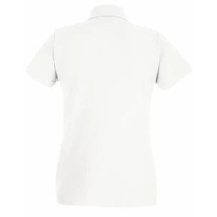 Ženska polo majica Fruit Of The Loom Premium - Bela