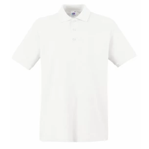 Polo majica Fruit Of The Loom Premium - Bela