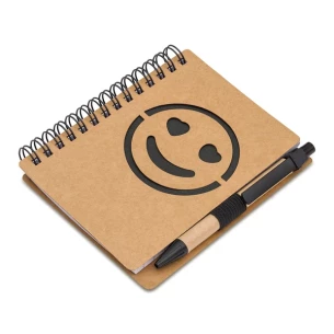 Enostavni zvezek Smile - Črn
