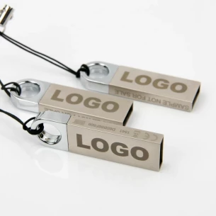 Flash disk Round 32Gb - srebrn