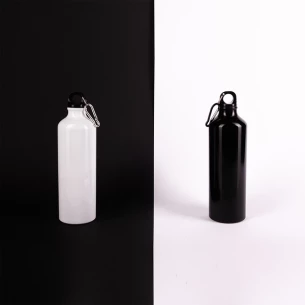 Aluminijasta steklenička Easy Tripper 800 ml - Bela
