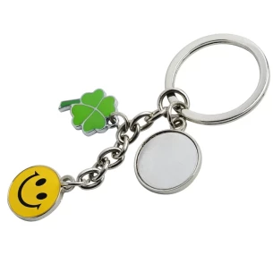 Kovinski obesek za ključe Luck - srebrn