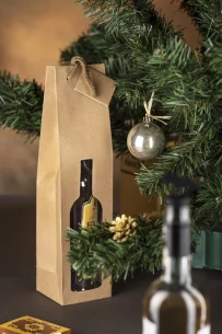 Vrečka za vino GABA - rjava