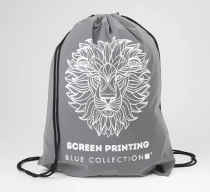 Vrečka z vrvico VISI - Siva