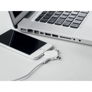 Kabelski adapter 3 v 1 - LIGO CABLE - bel
