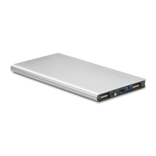 Power banka 8000 mAh - POWERFLAT8 - Srebrna