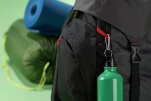 TREKO aluminijasta steklenica 500 ml - Zelena