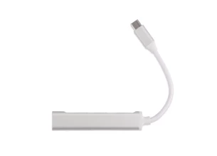 USB HUB razdelilnik - ROSKO - srebrn