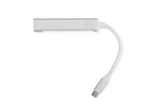 USB HUB razdelilnik - ROSKO - srebrn