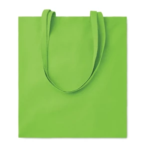 COTTONEL COLOUR+ nakupovalna torba - limetina zelena
