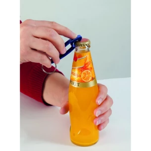 Brelok do kluczy, otwieracz do butelek Wolf 2 - Granatowy