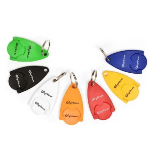 Obesek za ključe košarice - Zelena