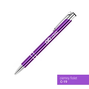 Kroglično pero Cosmo - temno vijolično