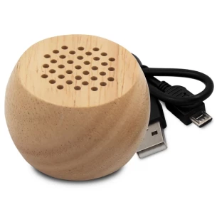 Leseni brezžični zvočnik 3W Mae -wood