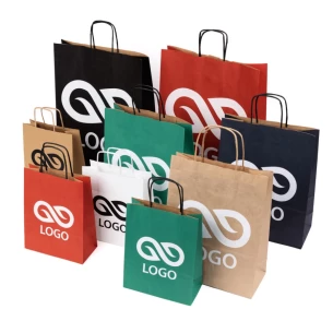 Darilni paket A4 Barvna torba - zelena