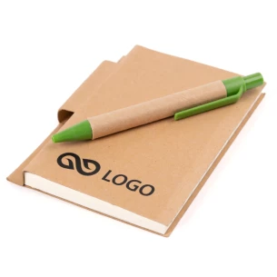Beležnica Eco1 s pisalom - Oranžna