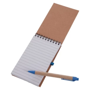 Beležnica Eco2 s pisalom - modra
