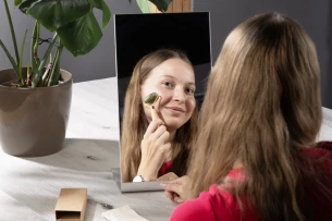 BELLEZA Valjček za obraz - oljka