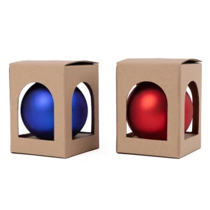 Božična okrasna krogla 80 mm – Ecru