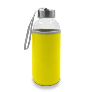 Steklena steklenica 420 ml Bob – rumena
