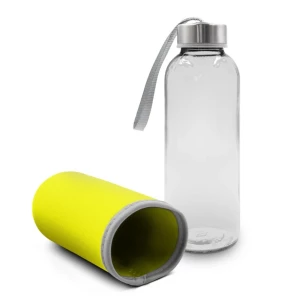 Steklena steklenica 420 ml Bob – rumena