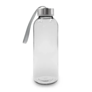 Steklena steklenica 420 ml Bob – bela