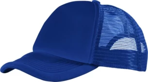 Kapa z napisom Trucker - Modra