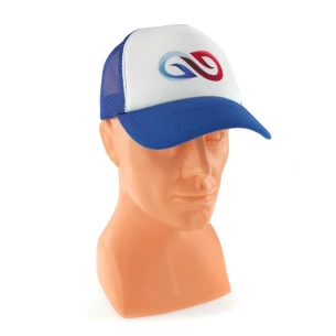 Kapa z napisom Trucker - Črna/bela