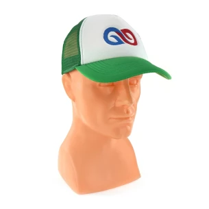 Kapa z napisom Trucker - Črna/bela