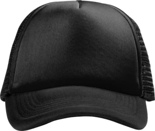 Kapa z napisom Trucker - Črna