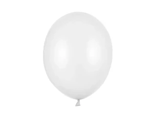 Metaliziran balon 30 cm - Bela