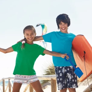 Otroška majica FOTL ValueWeight - Burgundija