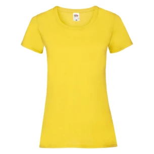 Majica FOTL Lady-Fit ValueWeight - rumena