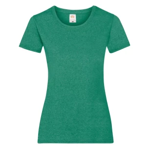Majica FOTL Lady-Fit ValueWeight T-Shirt - Green Melange
