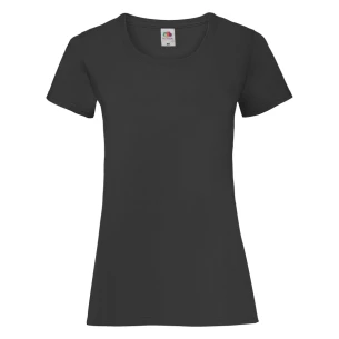 Majica FOTL Lady-Fit ValueWeight T-Shirt - črna