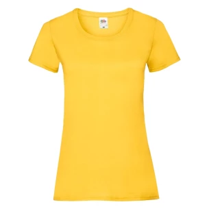 Majica FOTL Lady-Fit ValueWeight T-Shirt - temno rumena