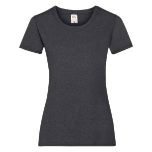 Majica FOTL Lady-Fit ValueWeight T-Shirt - temno siva melanž