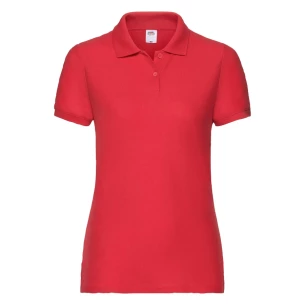 Ženska polo majica 65-35 - rdeča