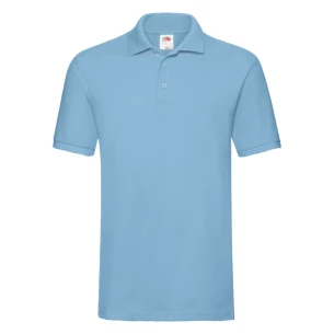 Polo majica Fruit Of The Loom Premium - modra
