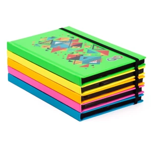 Neonski zvezek A5 - svetlo zelena