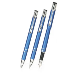 Komplet peres/pisal/ svinčnikov Cosmo - Modra