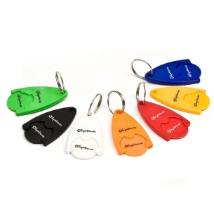 Obesek za ključe košarice - Bela